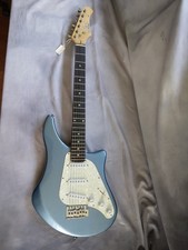 Eko Kadett SC1 Electric Guitar – Metallic Blue Body White Pearloid Pickguard