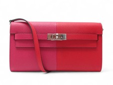NEUF SAC A MAIN HERMES KELLY TO GO WALLET CUIR EPSOM CASAQUE BANDOULIERE WOC BAG
