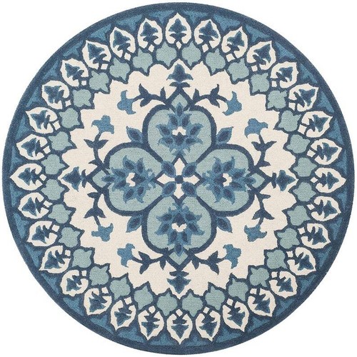 Tapis rond épais 100 - , laine