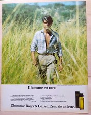 Publicité Papier - Eau de Toilette "L'homme" de Roger & Gallet de 1983