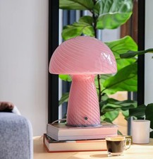 Lampe Champignon en Verre à Intensité Variable - Lampe déco design 