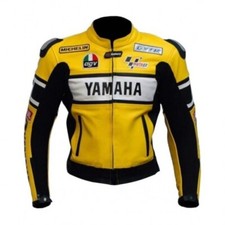 YAMAHA Veste en Cuir de Moto