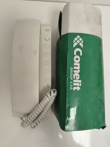 Interphone audio comelit blanc - interphone,