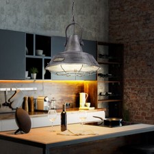 Suspension Lampe De Salle À Manger Éclairage Industriel En Fer Grille