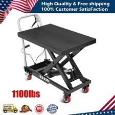 Hydraulic Lift Table Cart