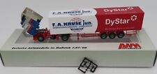 AWM HO 1/87 VOLVO FH TRUCK 12 420 HP TRAILER DYSTAR F.A.KRUSE JUN #71926 BOX