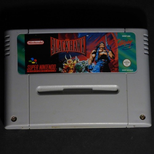 Blackhawk super nintendo snes - nintendo,