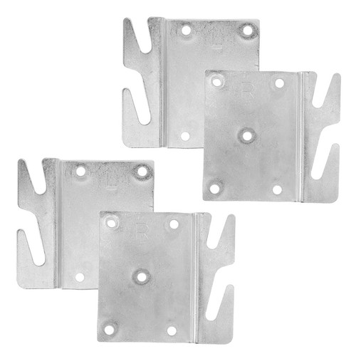 Lot plaques de fixation - 4,