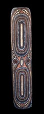 Planche votive, cult board, papua new guinea, tribal art, oceanic art, 167 cm