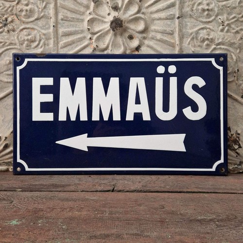 Ancienne plaque émaillée - , «