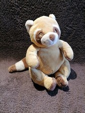 Doudou peluche raton laveur