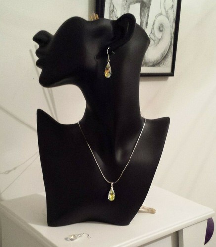 Parure pendentif boucles - parure,