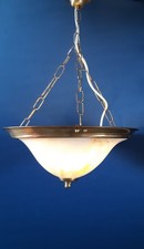 Lampe vasque plafonnier verre