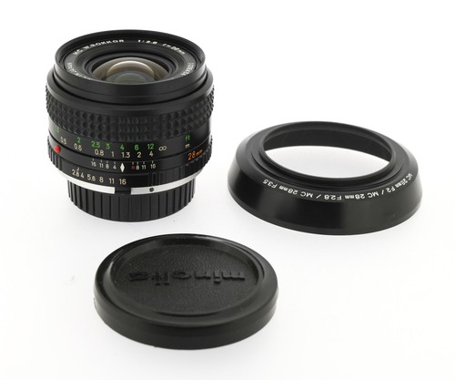 Minolta rokkor 28mm 2 - mc, f/2.8