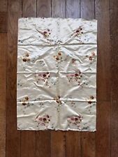 Antique Silk Fabric Antique Flowers