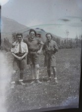 17 photo negatives Chantier de Jeunesse CDJ WW2 camp wagon wheelbarrow raised color