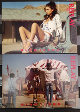 REPLAY C.P. publicitaire blue