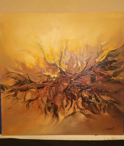 Tableau contemporain art - tableau,
