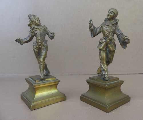 Ancienne statue pierrot - statue, et