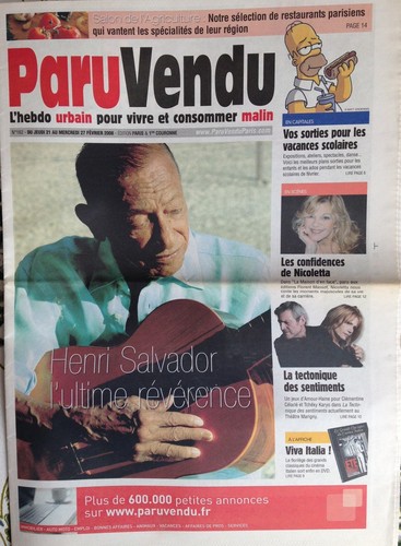 Paru vendu 162 henri - vendu,