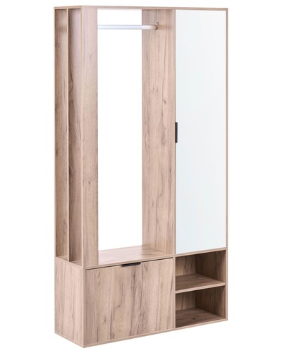 Armoire avec porte manteaux - porte-manteaux, et