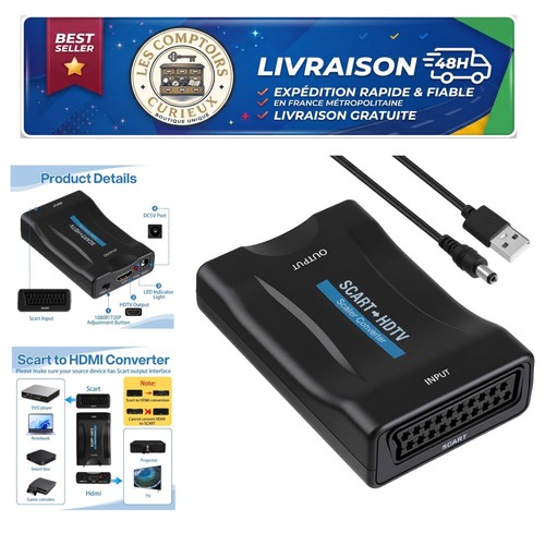 Convertisseur péritel scart - péritel,