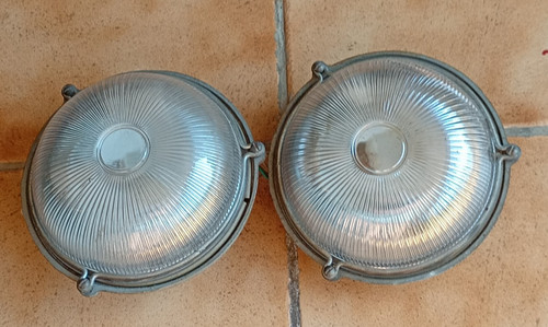 Ancienne lampe hublot - ancienne,