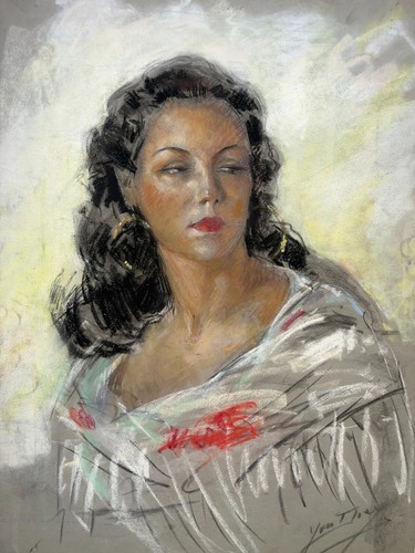 Portrait femme dessin - femme, original