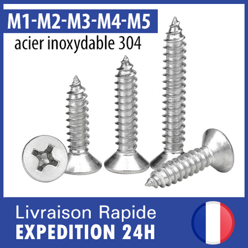 Vis bois m3 m4 tête - bois, m2