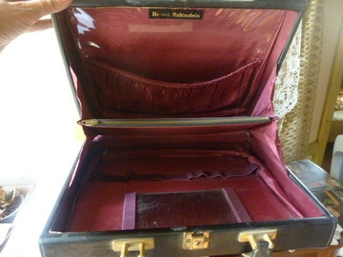 Valise toilette ancienne en - valise,