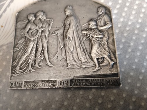 Rare plaque medaille argent - rare,