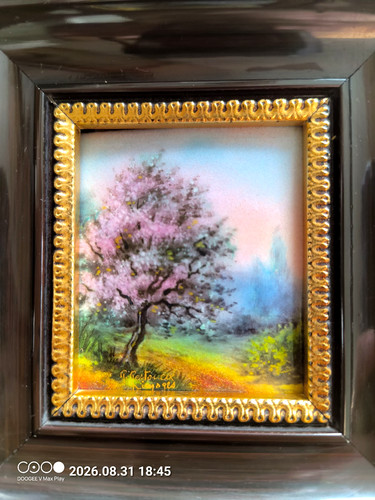 Tableau émaux limoges - de,