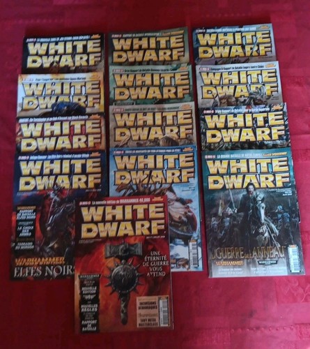 Warhammer magazine white dwarf - white,
