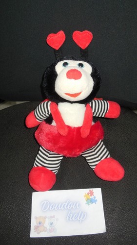 Doudou peluche coccinelle - peluche,