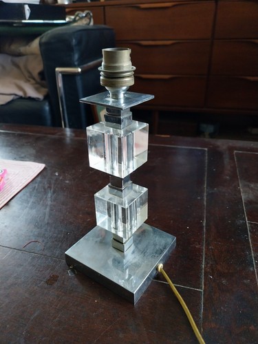 Pied lampe cristal - de,