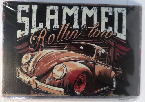Plaque metal vintage 20x30 - metal,