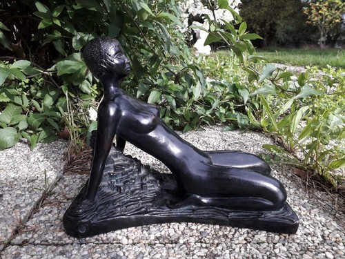Bronze femme nue signé - femme,