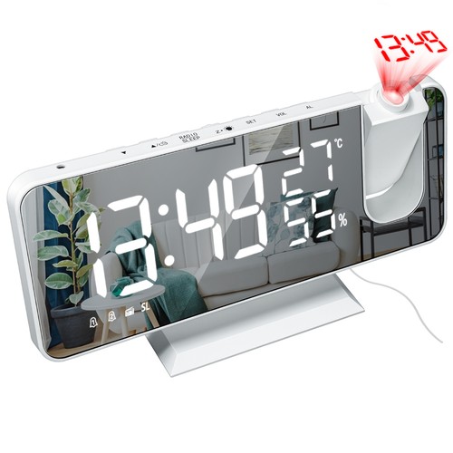 Réveil projecteur avec radio