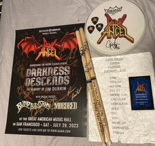Dark Angel Signed Memorabilia Bundle Lot (Thrash Metal, Heavy Metal)