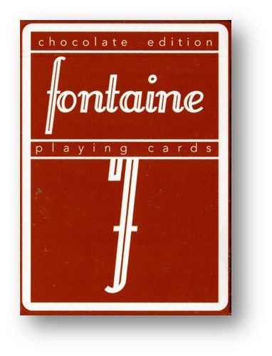 Fontaine cartes jouer au - À,