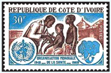 Timbre Santé Médecine OMS