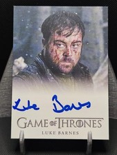 2017 Rittenhouse Game of Thrones S6 Full Bleed Autograph - Luke Barnes as Rast
