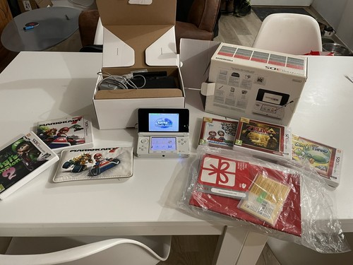 Nintendo 3ds blanche complète - blanche,