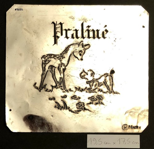 Pochoir ancien praliné biche - pralinÉ,