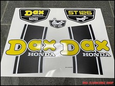 HM DAX DAX125cc ST125 DAX125 Sticker Emblem Fuel Gas Tank Frame yellow