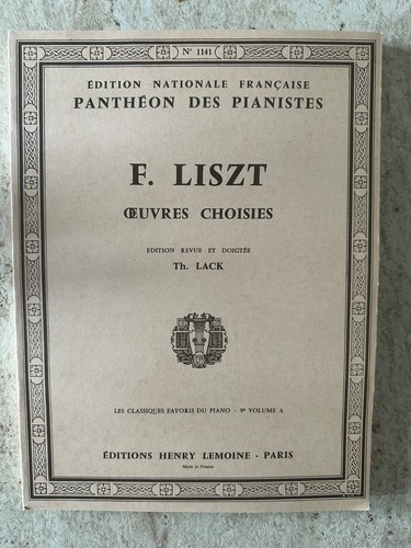 Partition ancien piano - partition,