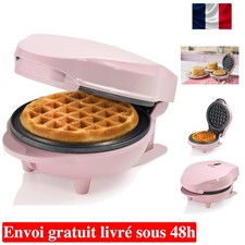Gaufrier Anti-Adhésif pour Gaufres et Crêpes - Cadeau Idéal pour Anniversaires