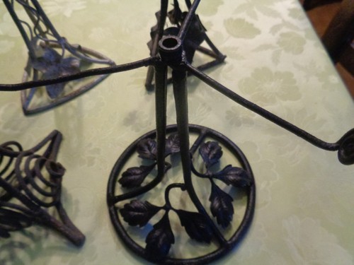 Lot pieds lampe fer - de,