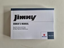 Suzuki Jimny Owners Manual Gen4 JB74 LCV SZ4 SZ5 2018+