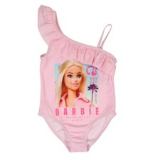 Maillot de bain fille Barbie. Couleur rose